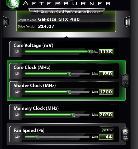  GTX480 O.C. değerleri?