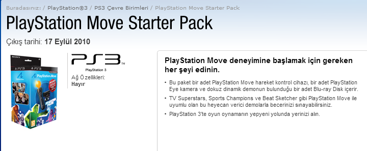  [SATILIK]PlayStation Move  Pack