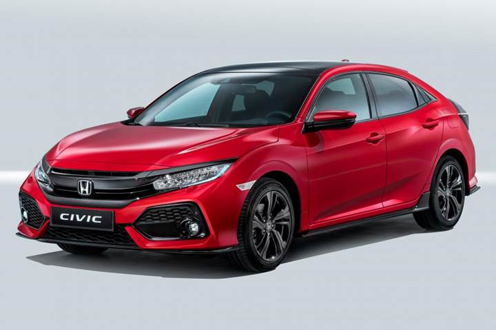 2017 Honda Civic hatchback artık resmi