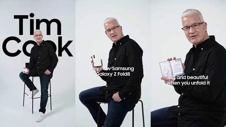 Samsung'dan Tim Cook'lu reklam filmi