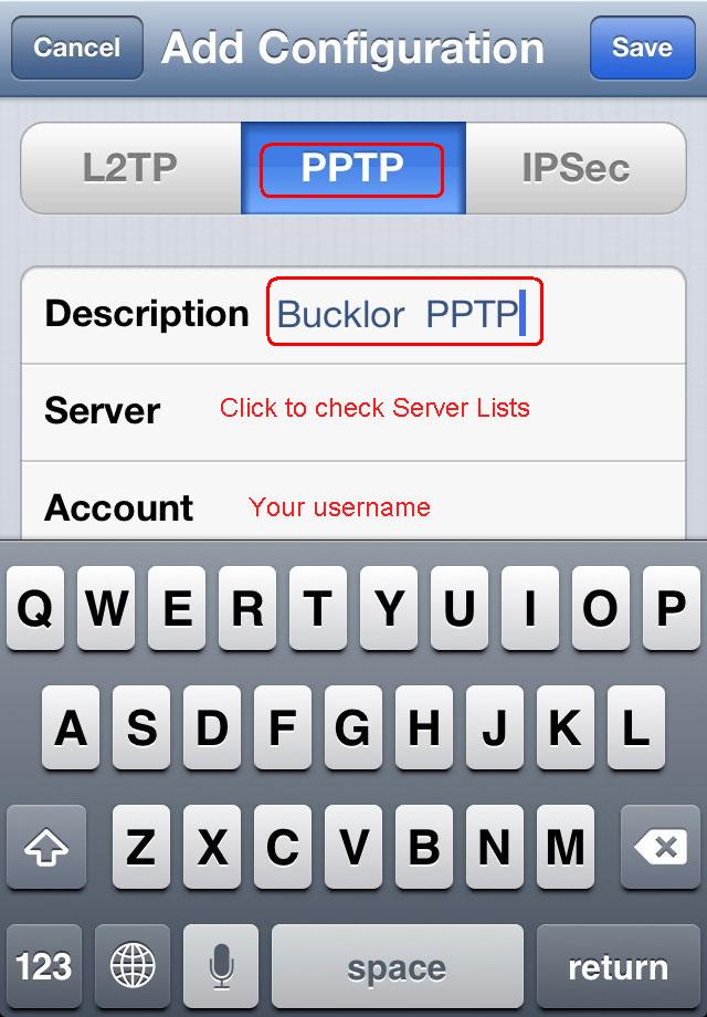  Nasıl iOS Bucklor VPN kurmak?