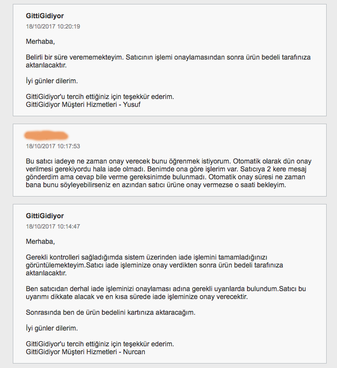 Gittigidiyor'dan bir ürün alırken 500 kere düşünün!