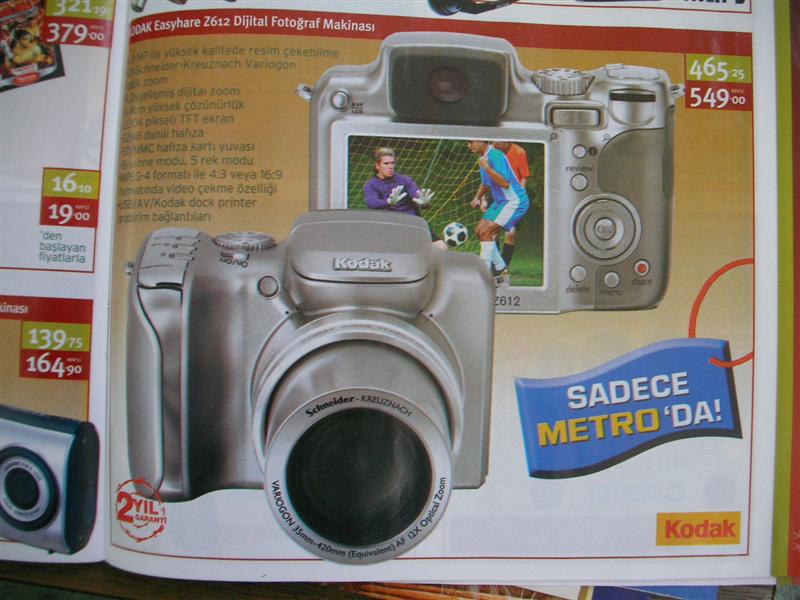  KODAK P850: 590 YTL...