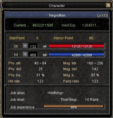  SATILDI - LYRA # NegroMan # 113 LvL # Wizard-Cleric