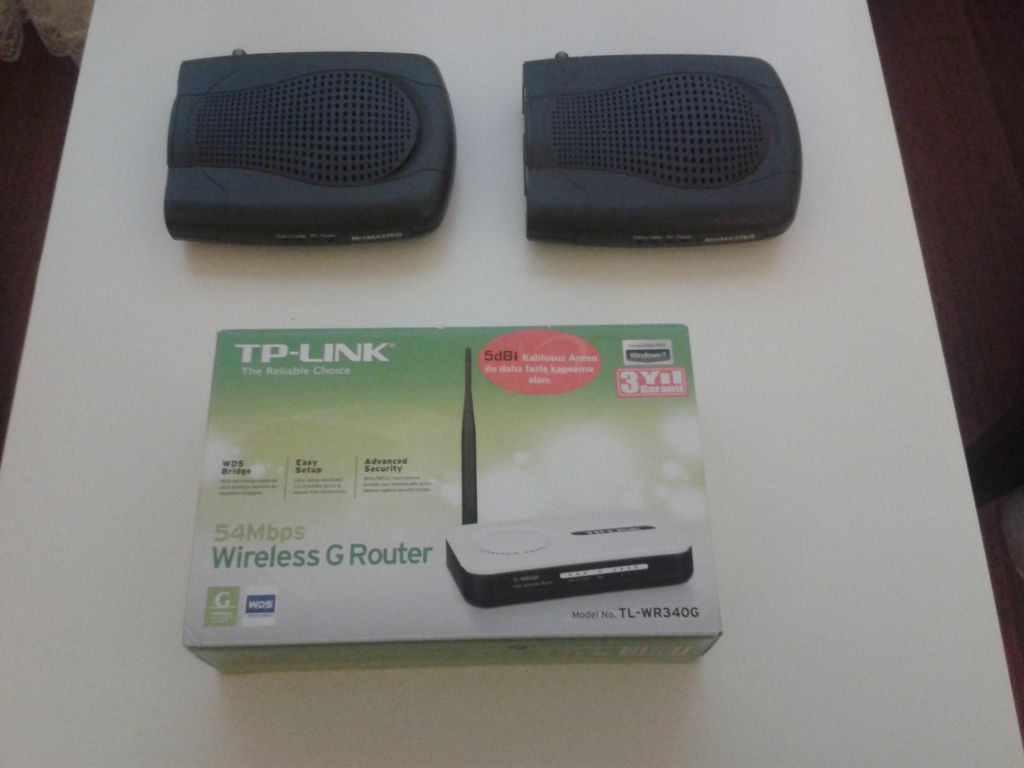  █ 2 KABLO MODEM VE 1 KABLOSUZ ROUTER