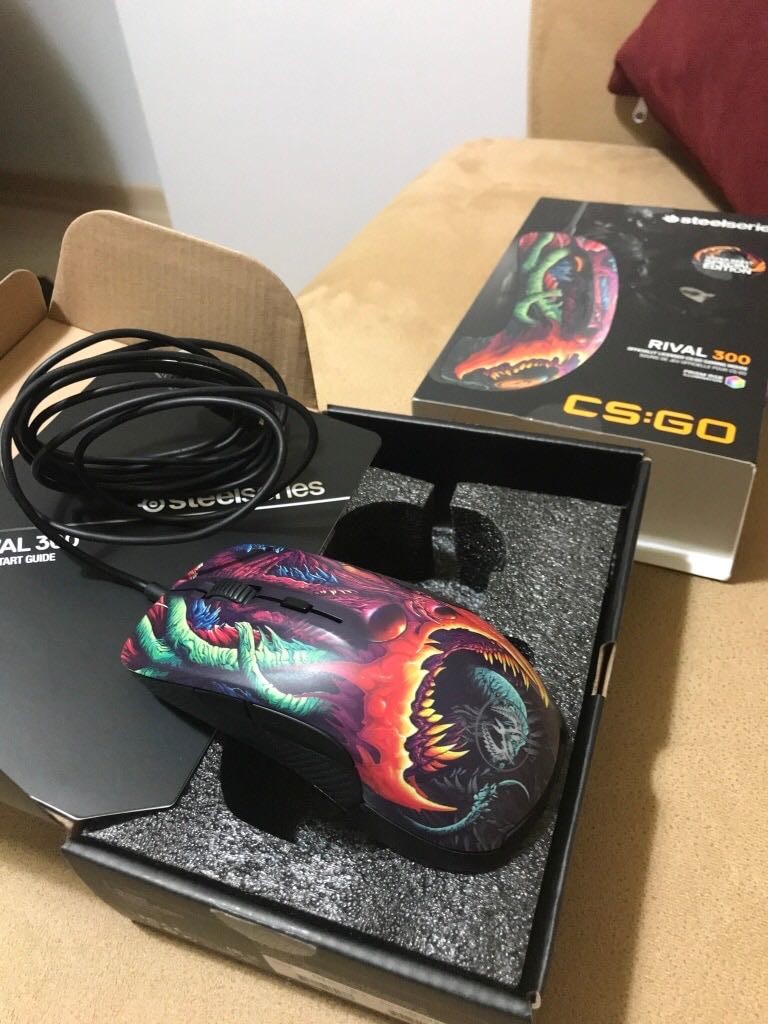 SATILDI SteelSeries Rival 300 Cs:Go Hyper Beast Edition Oyuncu Mouse