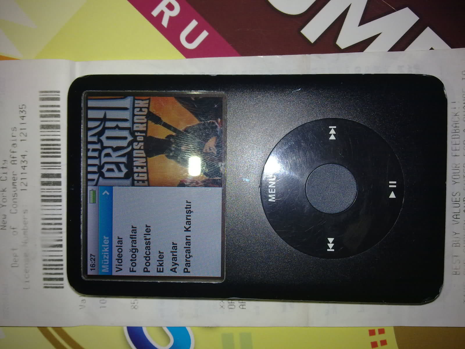  //Apple iPod Classic 6th Siyah (80 GB) //