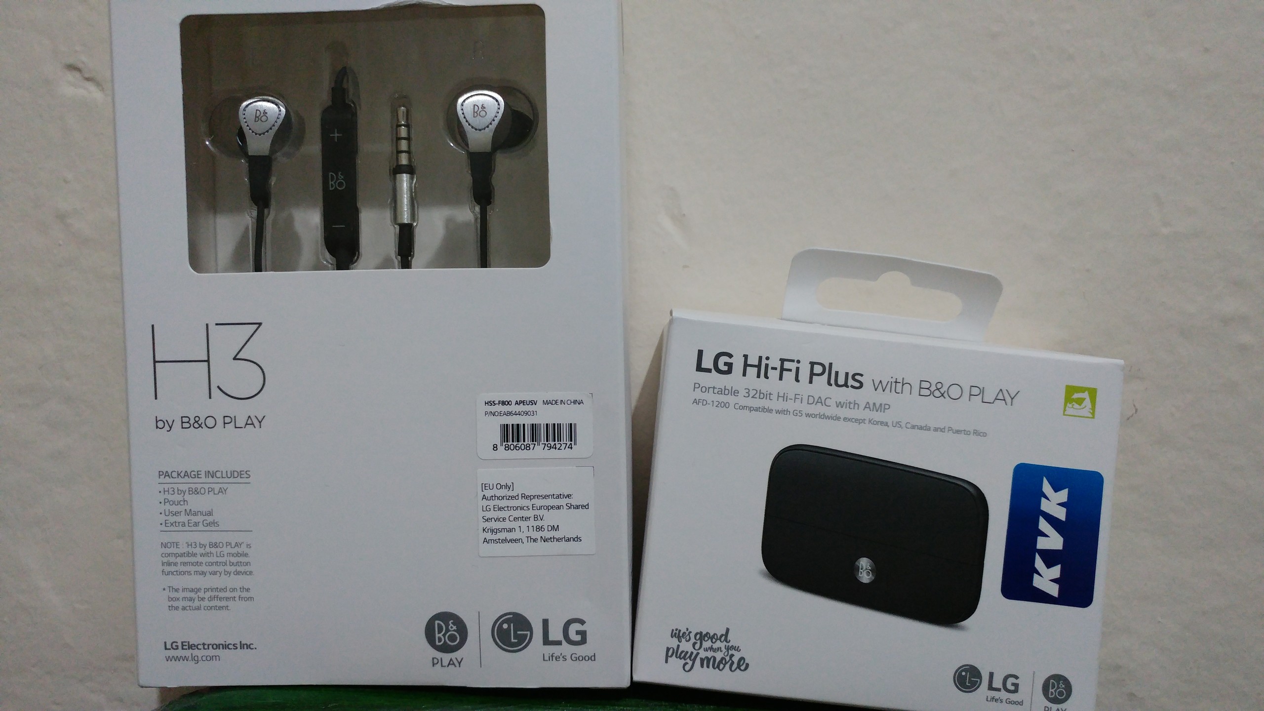 LG G5 Hi-Fİ PLUS VE B&O H3 KULAKLIK