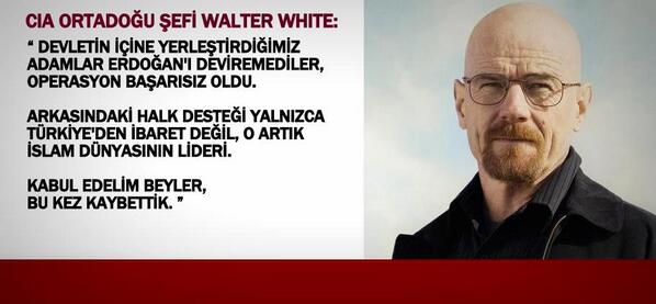  Ortadoğu şefi Walter White