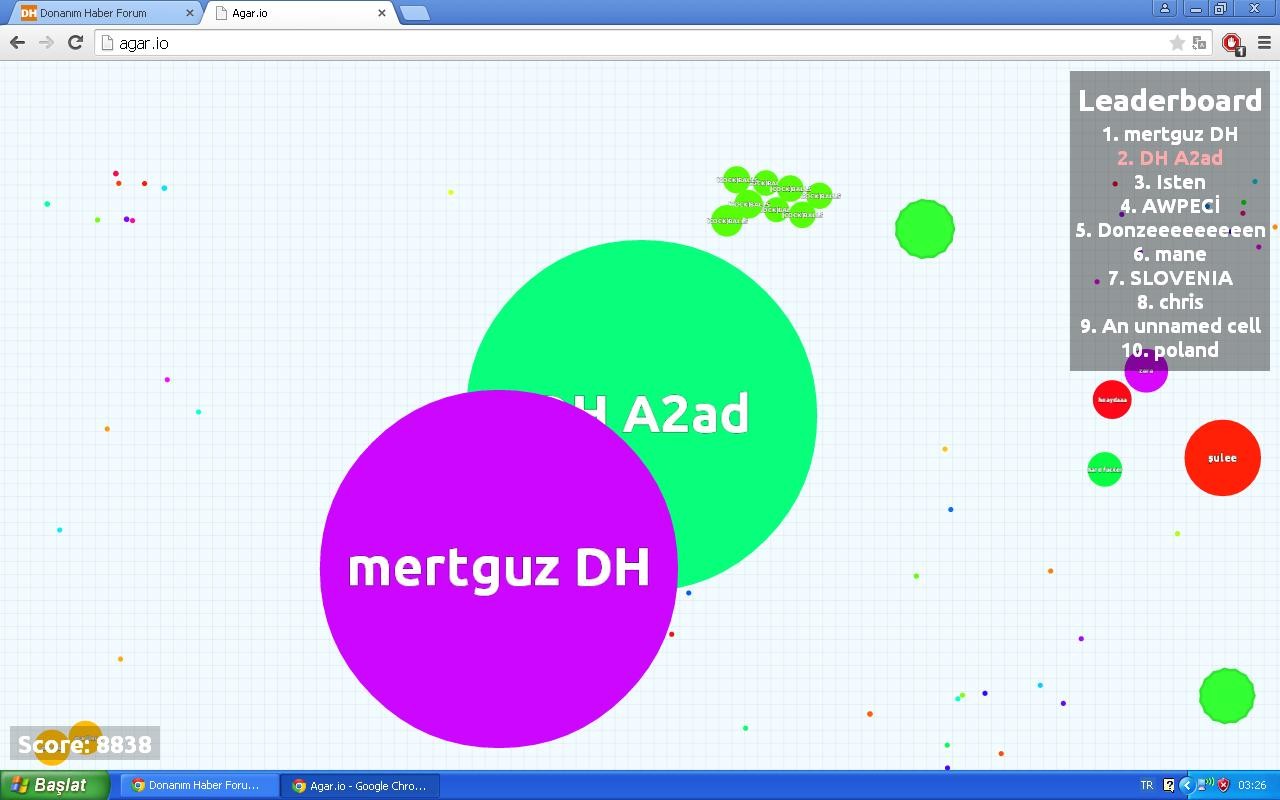 Agar.io Oynuyoruzz!