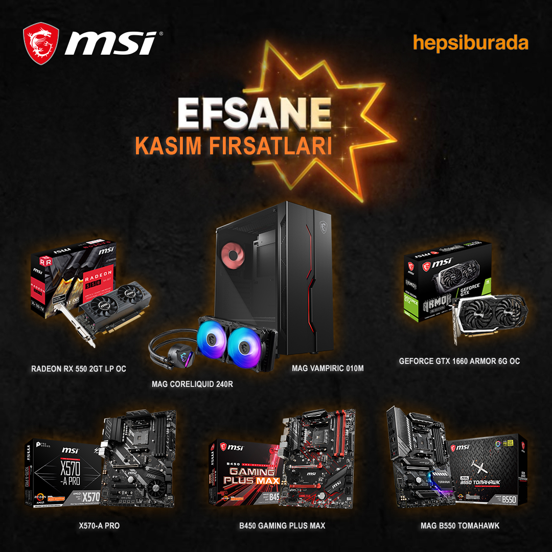 MSI Kasım Ayı Fırsatları