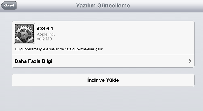 iOS 6.1 yayınlandı; iPhone 5 ve iPad, artık daha fazla ülkede LTE destekliyor