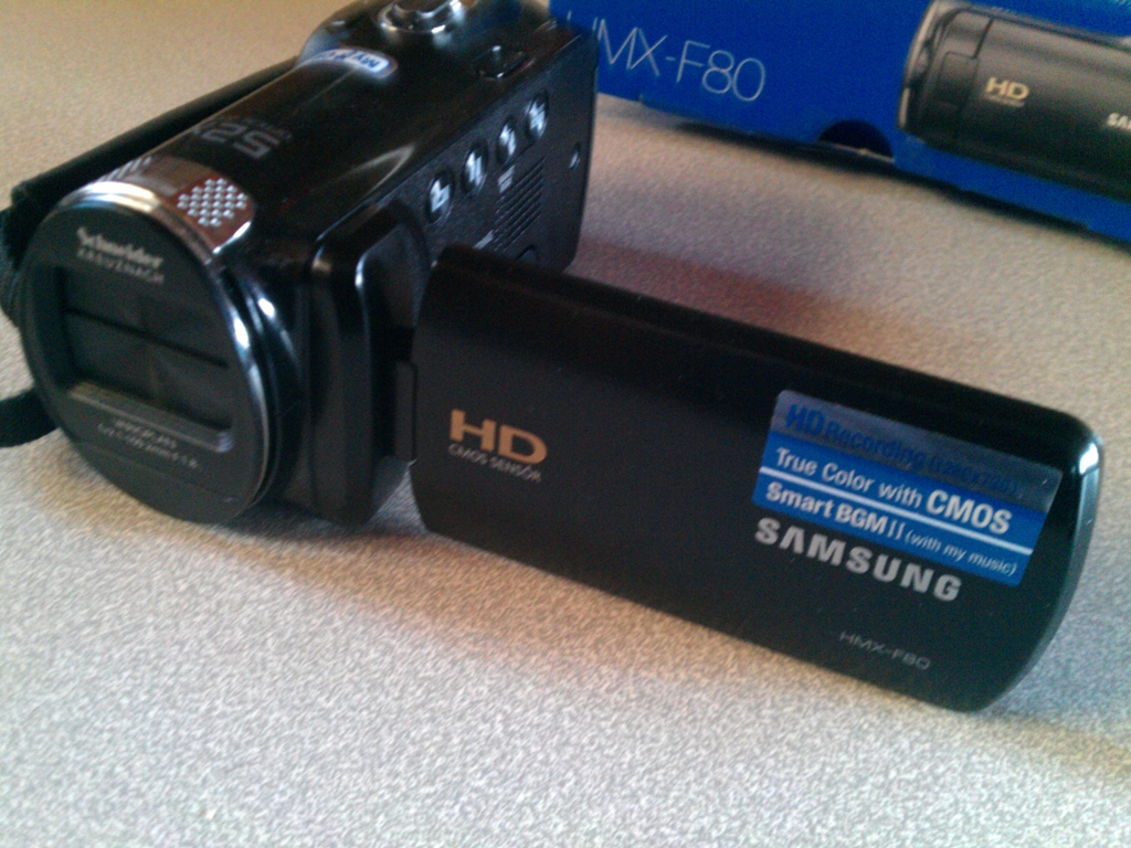  Samsung HMX F80 HD video kamera