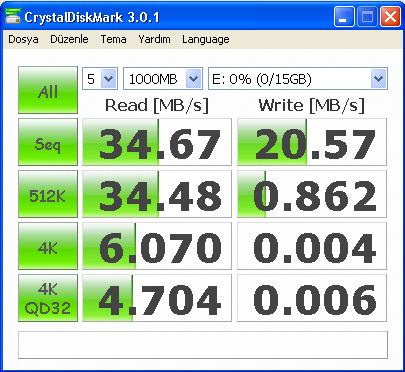  FLASH DISK TEST BAŞLIĞI!!!