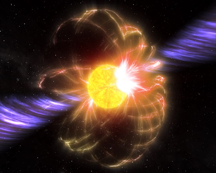 Bir nötron yıldızının beklenmedik bir şekilde hayata döndüğü tespit edildi