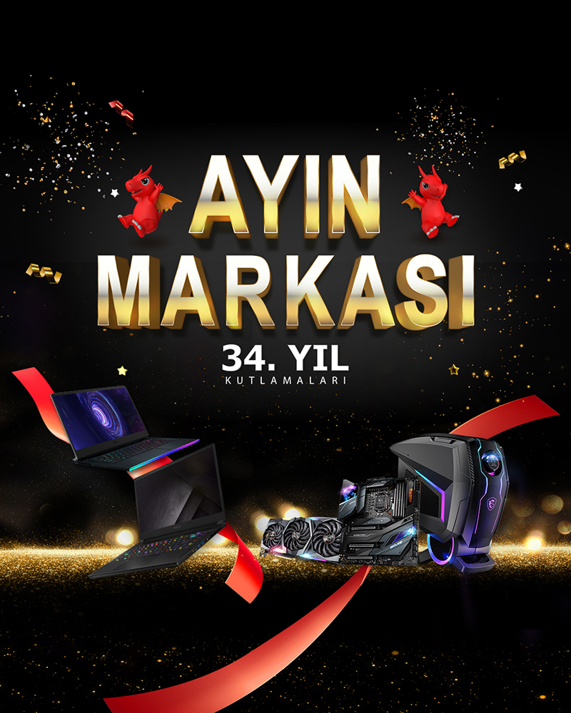 MSI 34. Yıl Çekilişine Sizde Katılın!