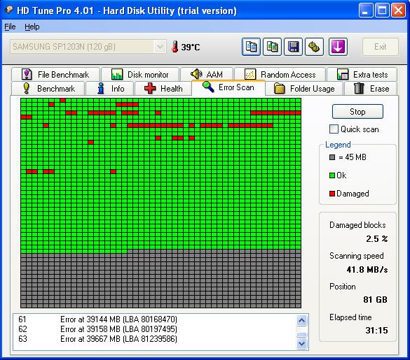  Hard Disk Hatası Yardım