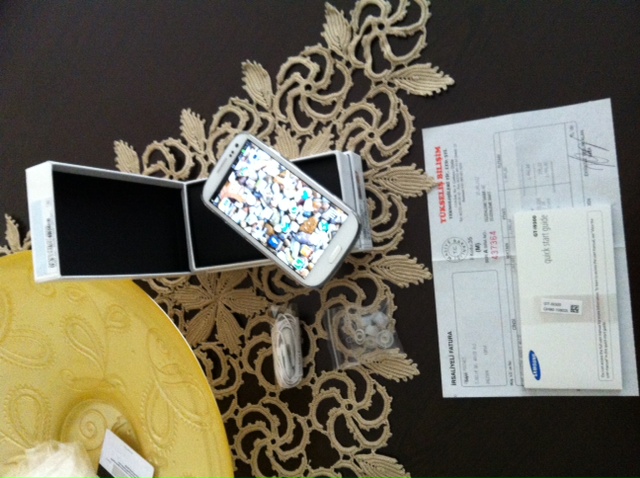  :::SATILDI:::22 ay telpa garantili galaxy s3 beyaz sıfır ayarında