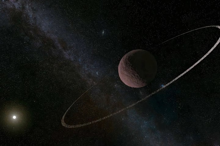 Güneş sistemindeki cüce gezegenin etrafında açıklanamayan halkalar keşfedildi