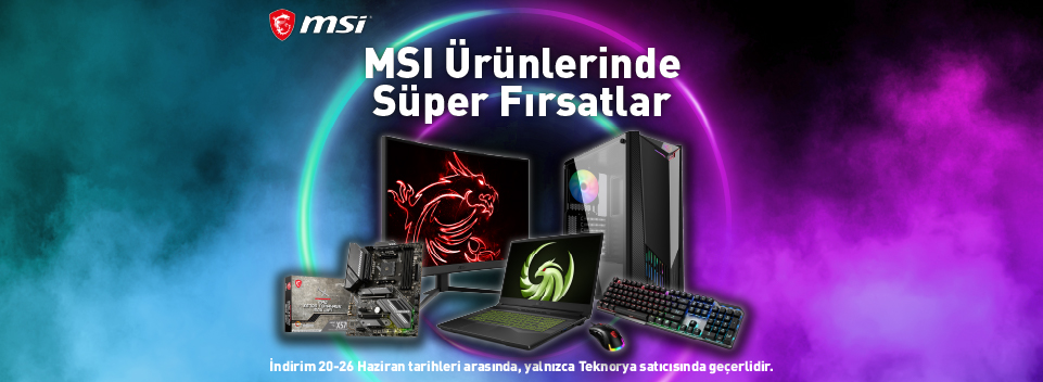 Seçili MSI Ürünlerinde Hepsiburada Teknorya Kampanyası!