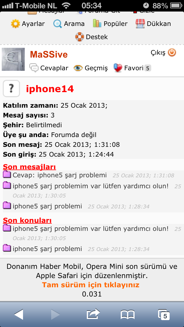  iphone5 şarj problemi