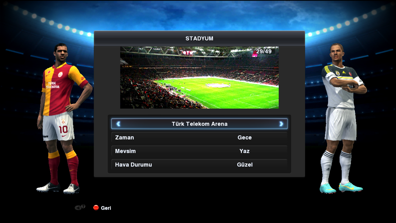  PES 2013 4 Büyükler Stadyum Paketi