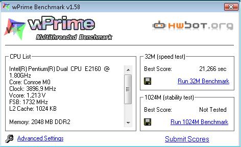  WPRIME süper bir CPU Benchmark.Haydi Kendine Güvenenler?( SIRALAMALI...)