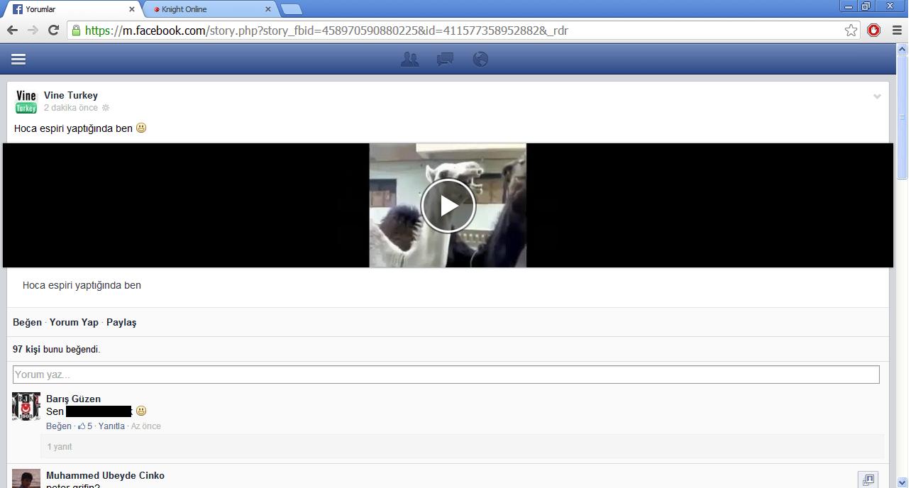  Facebook'tan 3 tıkla programsız video indirme. (3 resimde anlattık.)