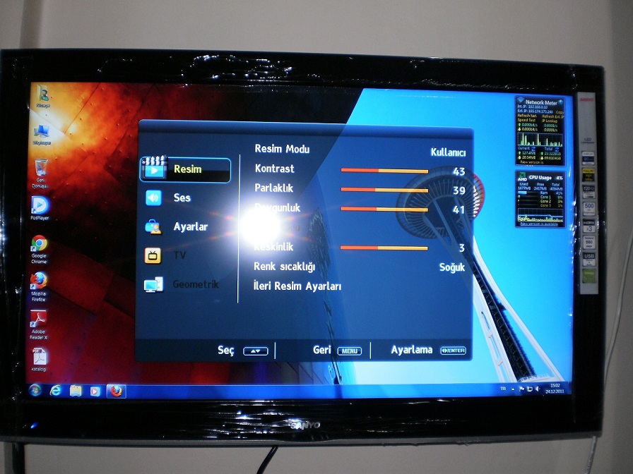  SANYO L32R30HDWP 32' FULL HD LCD TV 699 TL 12 Taksit
