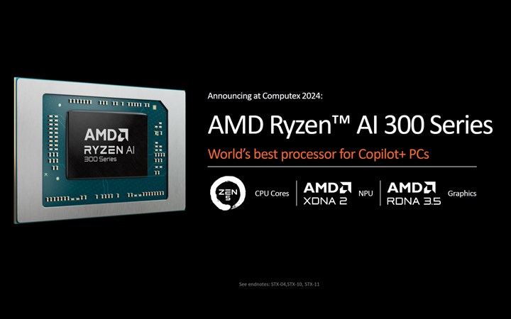 AMD Ryzen AI 300 serisi işlemciler tanıtıldı: Yapay zekada en güçlüsü