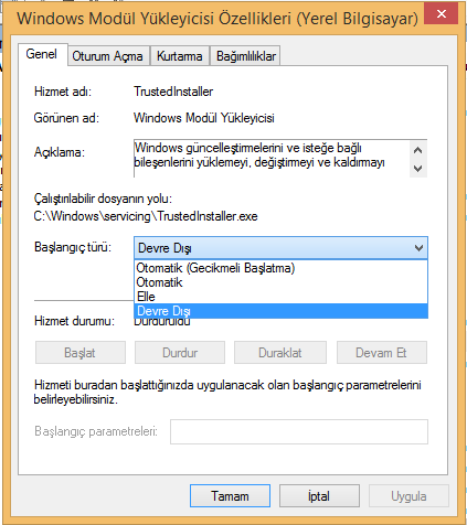  Windows Module Installer Worker Sorunu Çözüldü