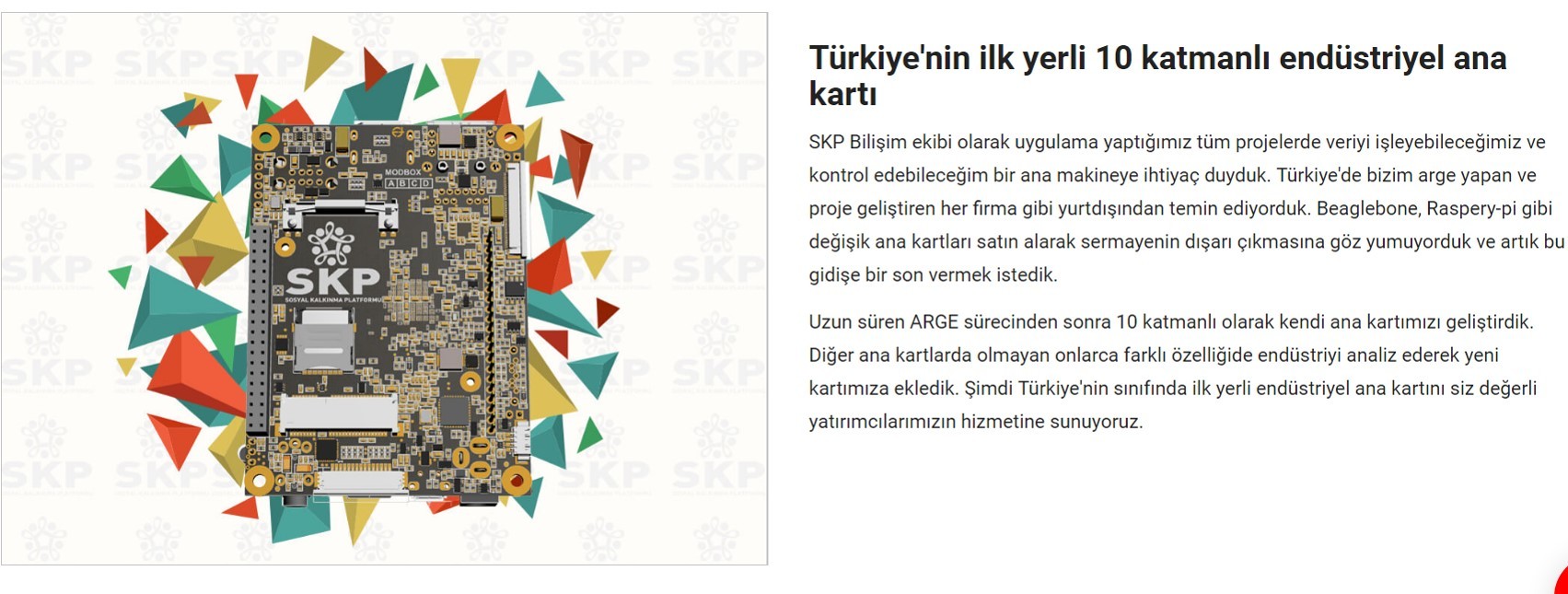 Somut adımlar atmış, Türkiye'nin geleceği için çalışan yatırım platformu: SKP