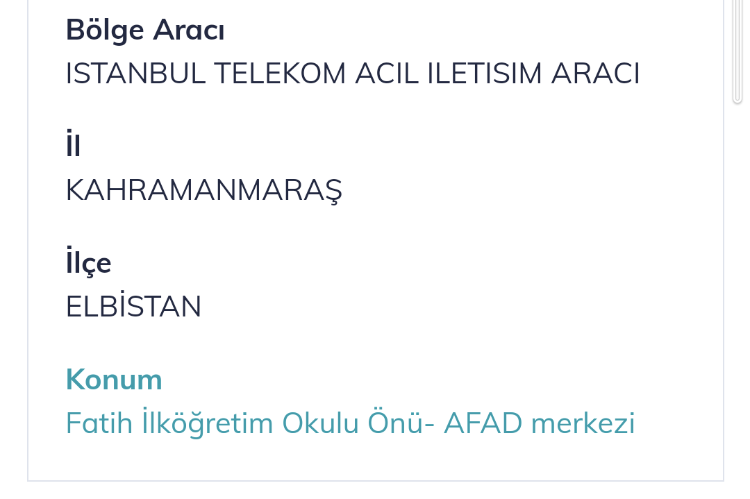 DEPREM BÖLGESİNDE MOBİL ALTYAPININ GÜNCEL DURUMU HAKKINDA