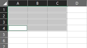  Excel - Birleştir ve Ortala' yı birden çok hücreye uygulama