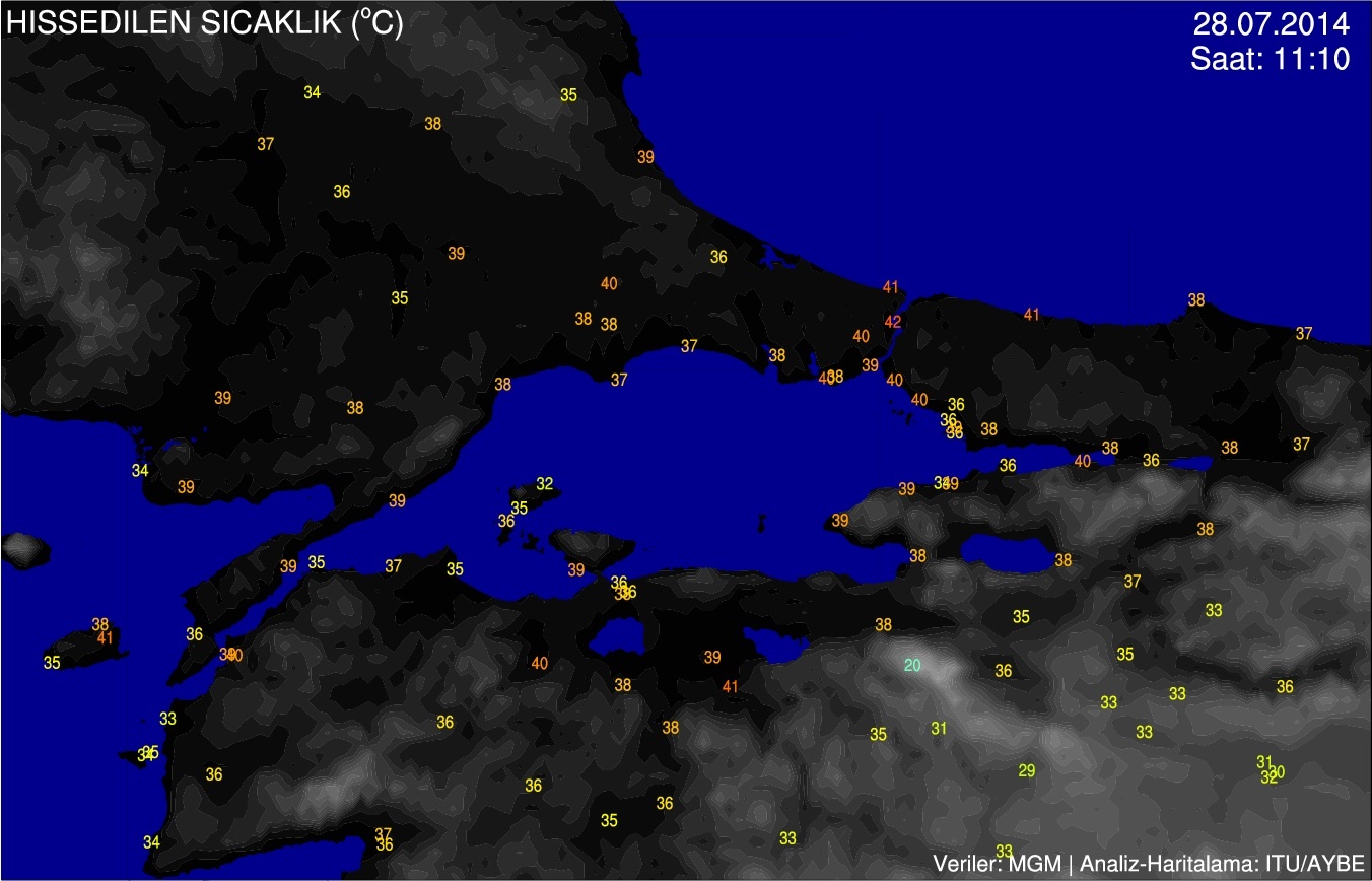  İstanbul'da bayramda nem patlaması, hissedilen sıcaklık 40 derece !