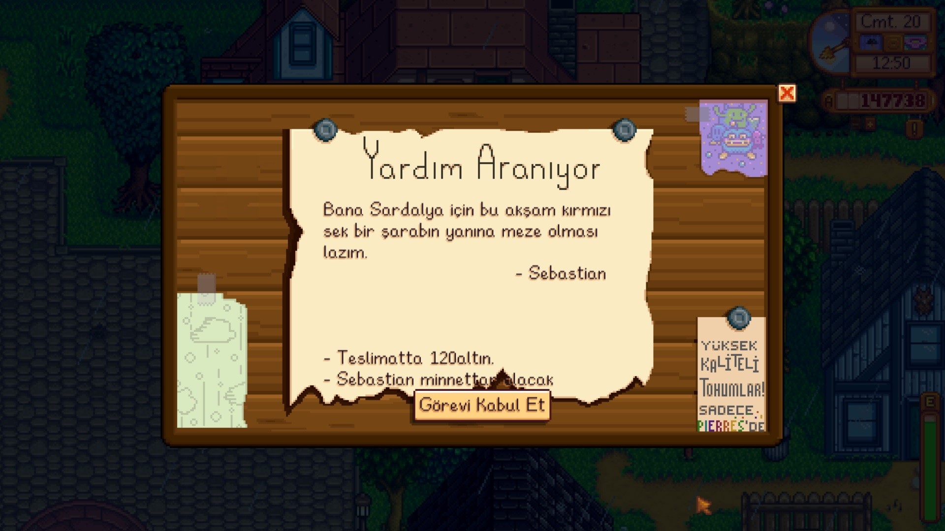 Stardew Valley Resmi Türkçe Dil Desteği (Android ve iOS için de Türkçe!)