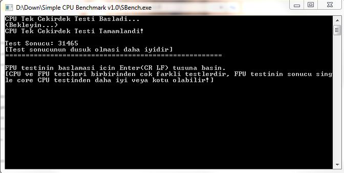  İşlemci FPU ve Tek Çekirdek CPU Performans Testi (Siz De Test Edin) [Güncel]