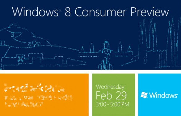 Windows 8 Tüketici Önizleme sürümü 29 Şubat'ta yayınlanıyor