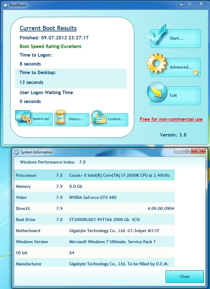  BootRacer (Açılış hızına güvenenler)