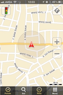  Yandex maps ve Google maps'teki pusula farkı..