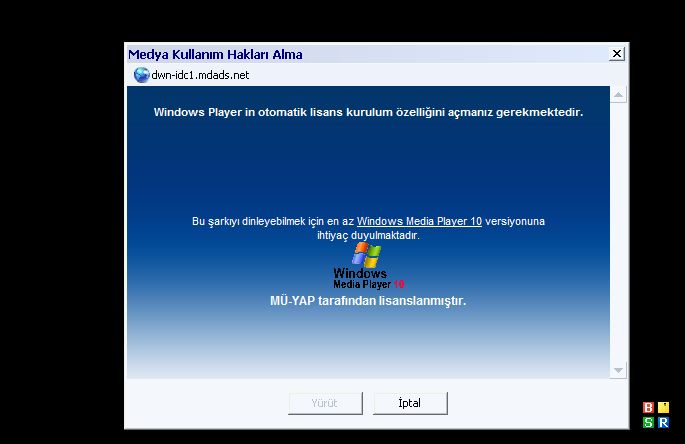  MEDİA PLAYER 10 DA LİSANS SORUNU??