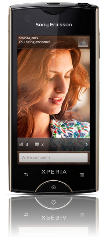  >>> SE Xperia™  RAY | 1 GHz | Android 2.3 | 3.3'' Bravia Engine | 8 MP Exmor R' - HD  720P <