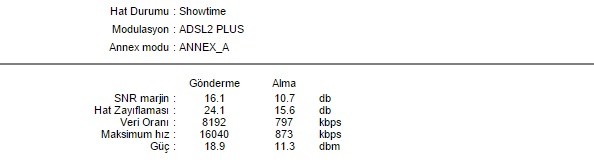  16 mbps bağlattım, 8 veriyorlar.