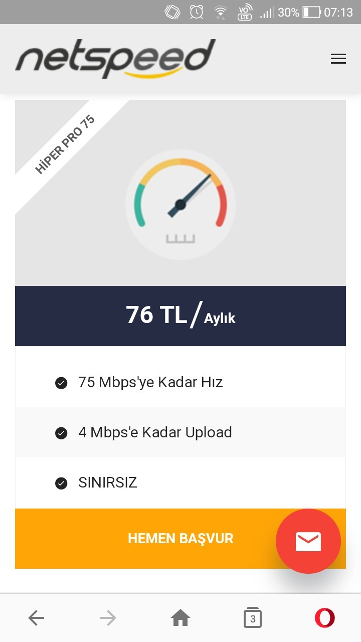 MİLLENİCOM’DAN TAAHHÜTSÜZ, KOTASIZ, FİBER HIZINDA İNTERNET AYDA SADECE 69,90 TL