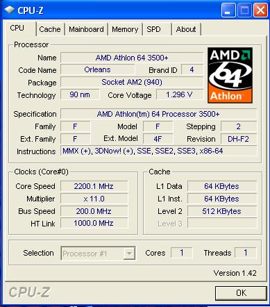  bnm işlemcim amd athlon 64 3500+ 2.20ghz... o/c yardım ;)