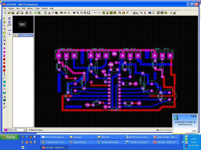  LM1036 Ton Kontrol Sorunu..