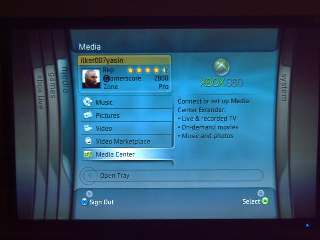  REHBER-> Xbox360'da Türkçe Windows Media Center Kurmak