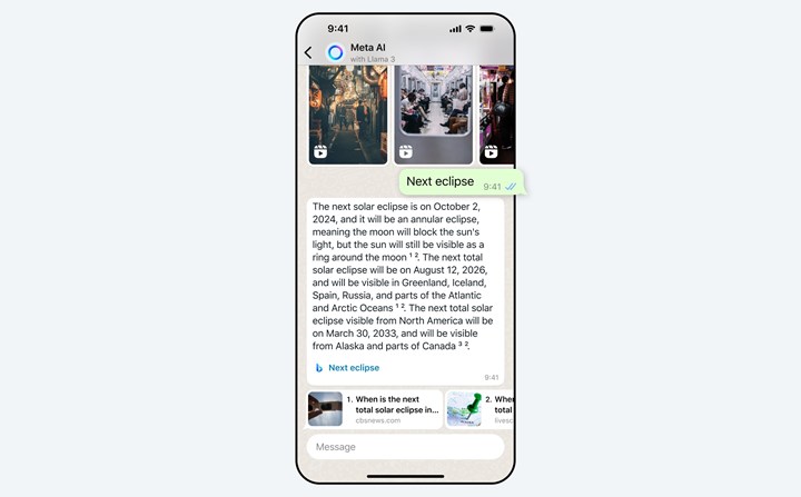 Meta AI asistanı piyasaya sürüldü: Instagram, Facebook ve WhatsApp’a geliyor
