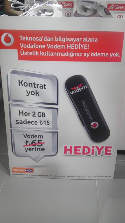  Hediye Vodem Kampanyası (İzmir'e özel) (GÜNCELLENDİ!)