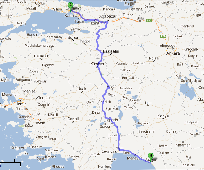  Alanyaya Gitmek İçin (Acil Cevap)